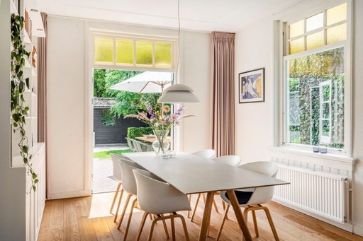 HAY dining table and HAY chairs