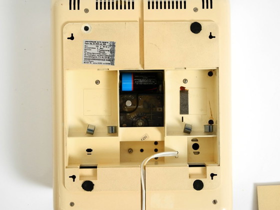 Image 1 of Original 1970s UNIVERSUM Wall Clock with Radio by Adriano Rampoldi for Quelle Versand Germany – Made in Italy