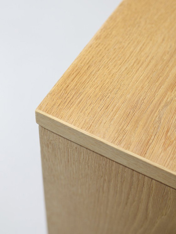 Image 1 of Eiken lowboard dressoir Deens vintage