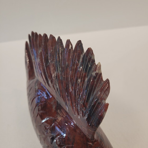 Image 1 of Coppia di pesci, diaspro rosso, XX secolo - Cina