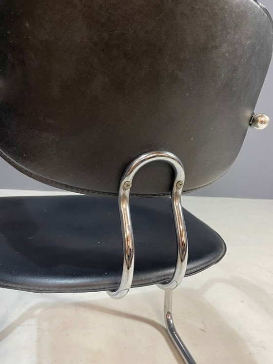 Image 1 of Ein Paar verchromte Stühle im Bauhausstil von Effezeta, Italien, 1980er Jahre