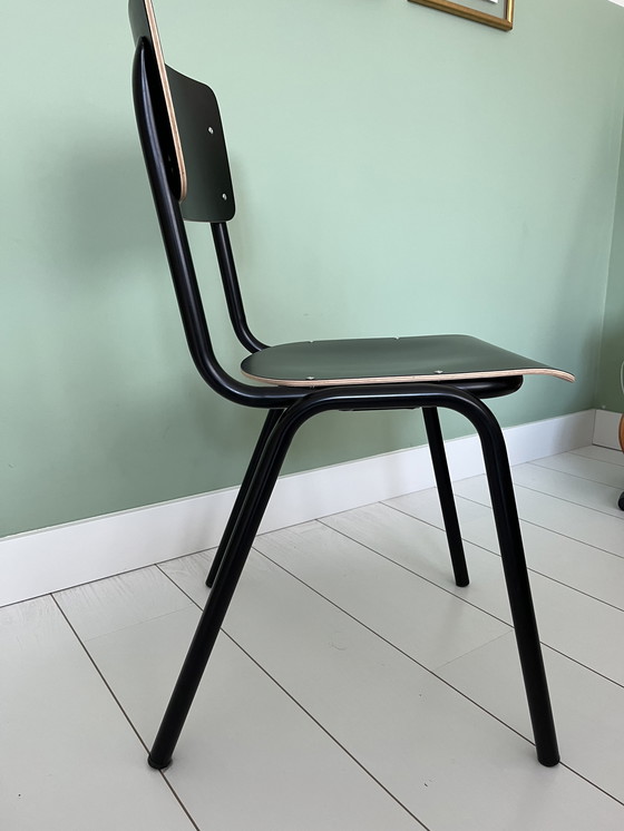 Image 1 of 6x Zuiver noir eetkamerstoelen