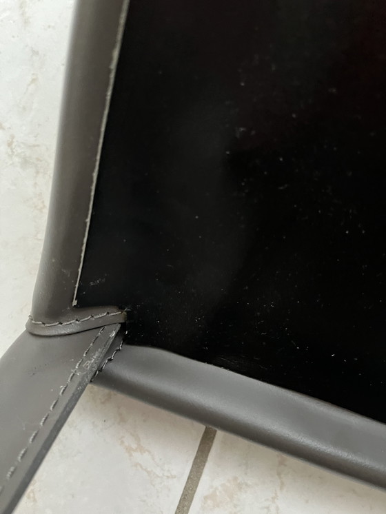 Image 1 of 6 Ligne Roset leather dining chairs