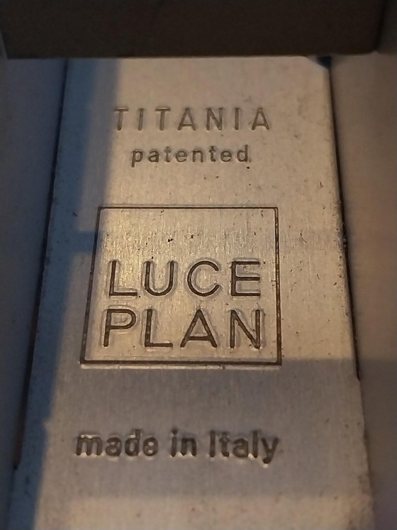 Luceplan Titania Pendant lamp, blue and silver, Aluminium, Plastic, Design (photo 2 of 10)