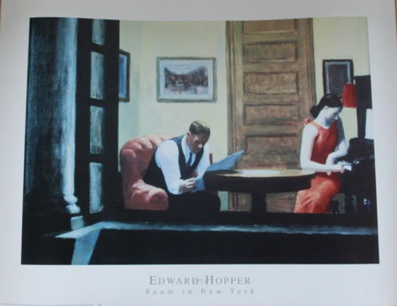 Image 1 of Edward Hopper: "Room in New York"