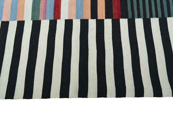 Image 1 of Hand-woven designer kilim Fars - 320 X 221 Cm - New - Modern stripe design