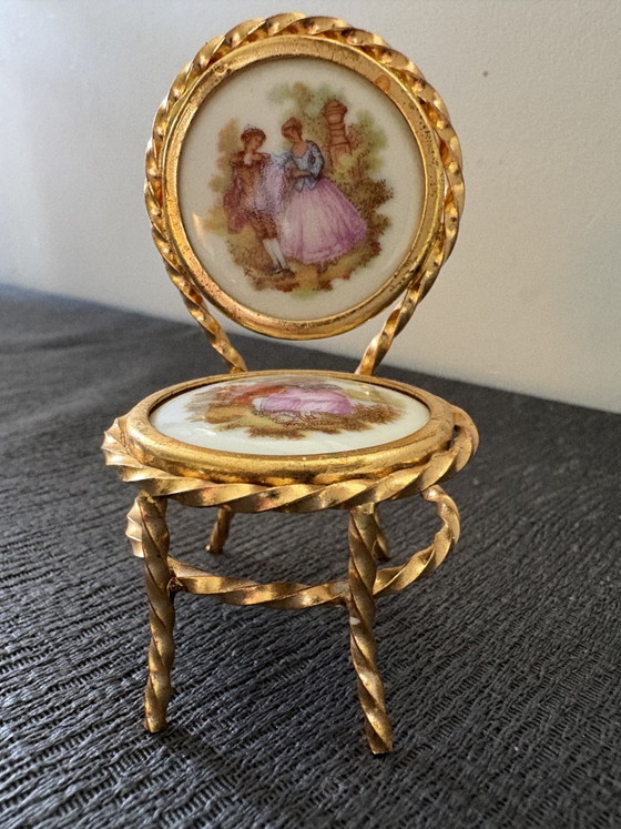Image 1 of set in miniatura Limoges