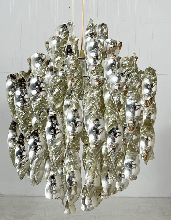 Image 1 of Lampada da soffitto a spirale di Verner Panton per Lüber AG, modello SP1, Germania, anni '70.