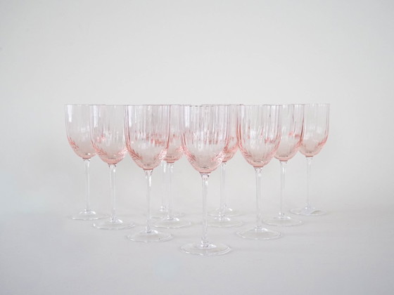 Image 1 of Set di bicchieri da vino, design francese, anni '70, prodotto in Francia