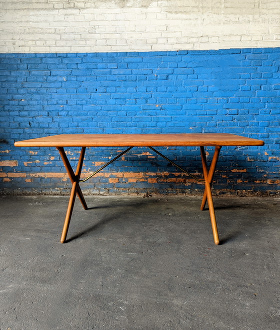 Image 1 of Vintage AT-303 Table - Andreas Tuck For Hans Wegner - 1955