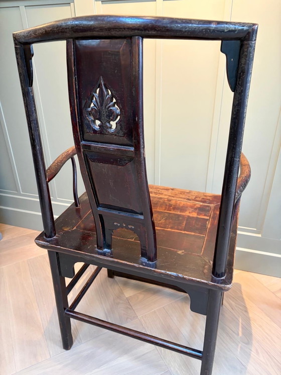 Image 1 of Sedie antiche cinesi della dinastia Qing Jiaqing