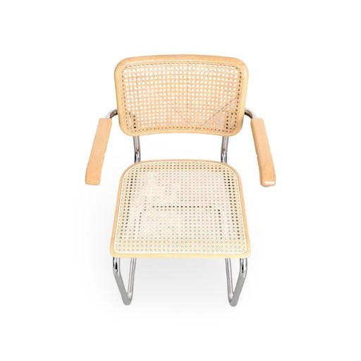 Original Thonet Freischwinger S64V Marcel Breuer Design Stuhl hell