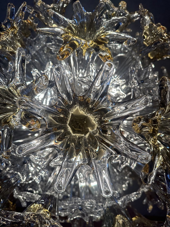 Image 1 of Lampadario XL Vintage Venini "Esprit" (prima edizione) - Toni Zuccheri