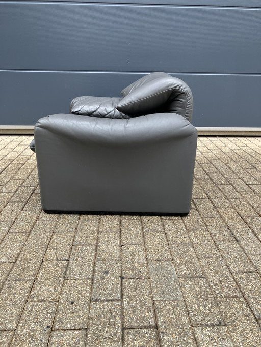 Cassina Maralunga 1seat original Anthracite gray Top condition!