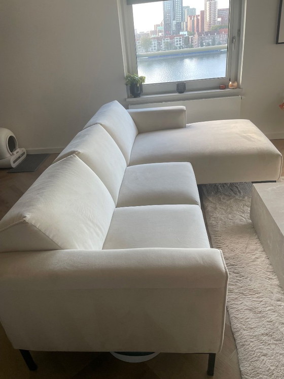 Cremefarbenes Ecksofa – Zitmaxx Wonen, Velvet (photo 6 of 8)