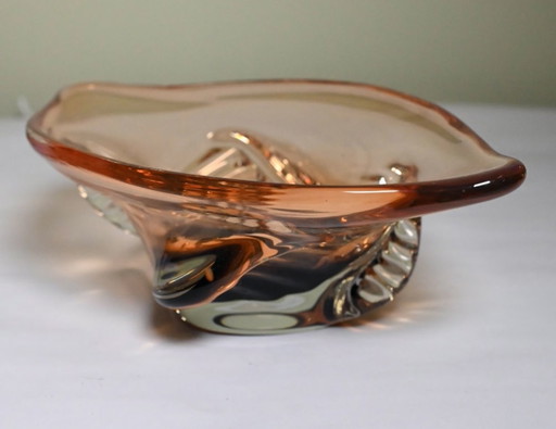 Cuenco de cristal vintage