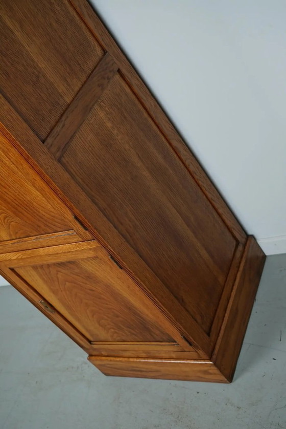 Image 1 of Antiker niederländischer Spind/Aktenschrank aus Eiche, 1920er/30er Jahre