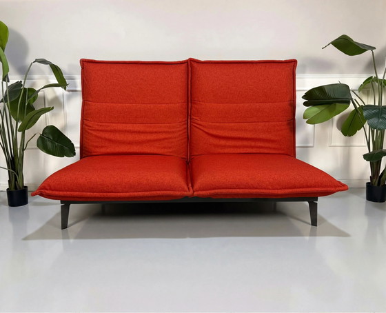 Image 1 of Rolf Benz Nova Sofá de diseño Sofá naranja Schlaffunktion