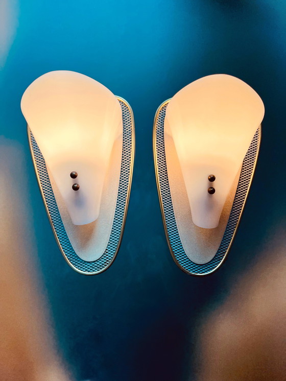 Image 1 of Set of Lonia 1950s wall lamps