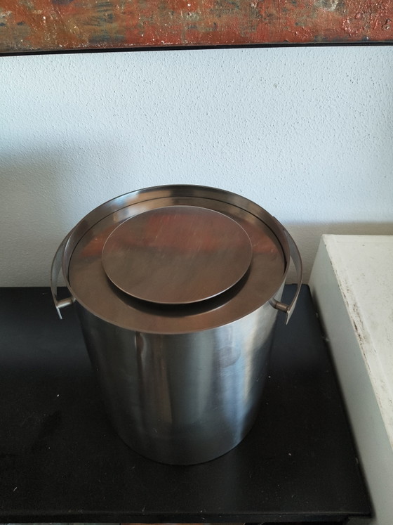 Image 1 of Originele Stelton Cylinda-Line IJsemmer 2,5L – Arne Jacobsen (Met Sticker!)