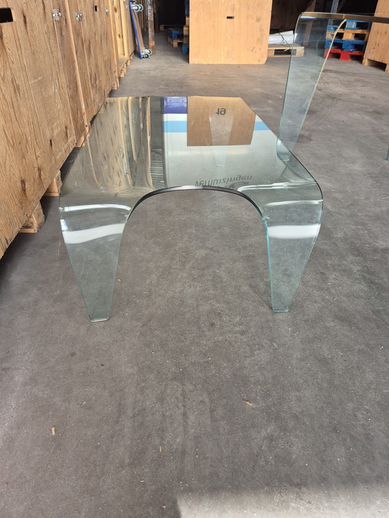 Image 1 of Très bel ensemble table de salle à manger vintage design italien avec table basse