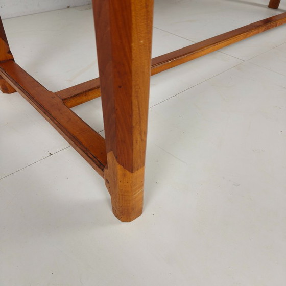 Image 1 of French farmhouse table from the late 19th century – fully restored