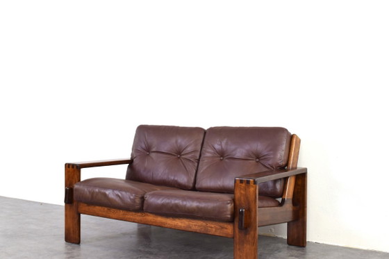 Brutalist Bonanza Sofa by Esko Pajamies for Asko, 1960s. – 2 seaters, Wood (photo 12 of 16)