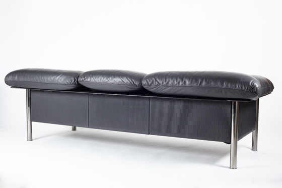 Image 1 of Poltrona Frau 'Pausa' 3seater de cuero italiano postmoderno de Pierluigi Cerri