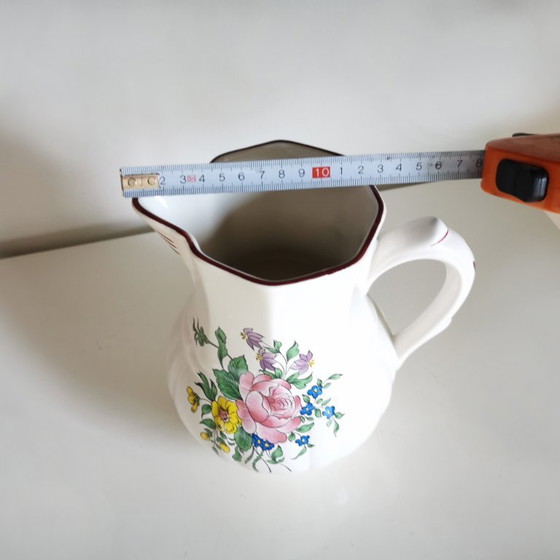 Image 1 of ANTIEKE KAN - FRANS PORSELEINEN LUNEVILLE - 19E EEUW