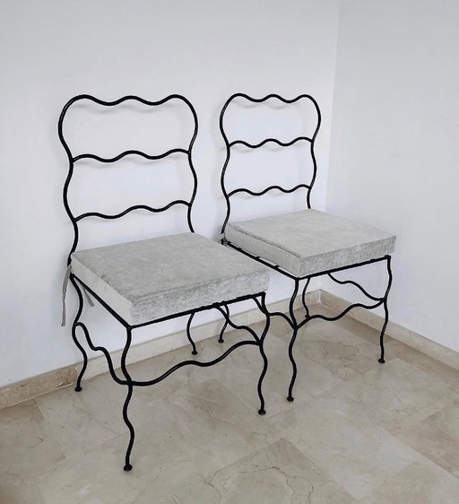 Cast iron chairs