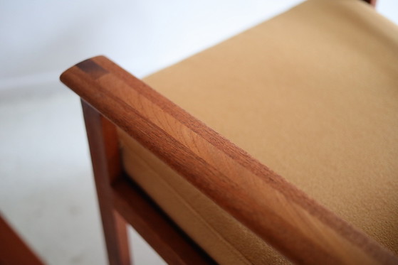 Set of 2 vintage Capella Armchairs Illum Wikkelso 1960s – Eilersen, Wood, Textile (photo 8 of 12)