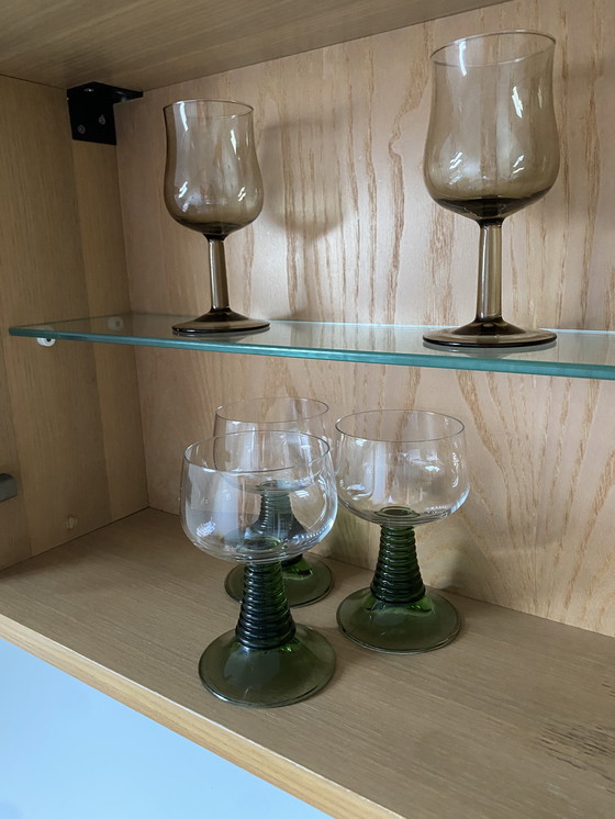 Image 1 of Vintage vitrine hangkastje uit jaren 70/80