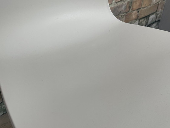 Image 1 of 4x Vitra HAL RE Sledge bianco