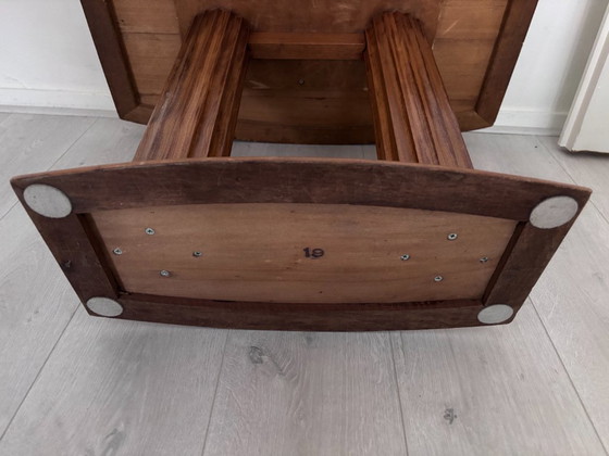 Antiker (Art-déco) Couchtisch aus Holz – Couchtische, Wood (photo 4 of 6)