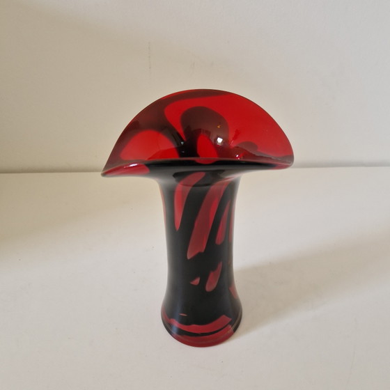 Vintage Glazen Vaas Mondgeblazen Vaas – Vazen, Glass (photo 5 of 11)