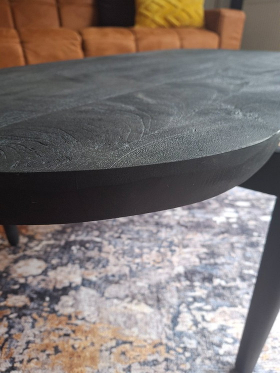 Image 1 of Tavolino robusto 120x60cm in legno di mango e metallo, nuovo