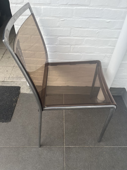 4 sedie “TU” Bonaldo – eetkamerstoelen, Aluminium (photo 2 of 5)