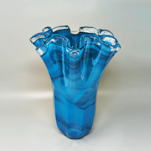 1970s Exquisite "Fazzoletto" Murano Glass Vase by Dogi, Italy – vazen, Vintage (photo 2 of 8)