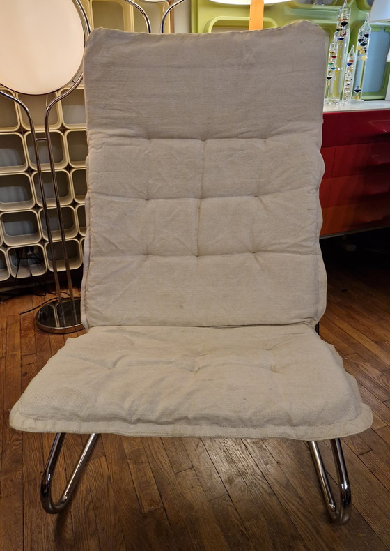 Image 1 of RARE 🪑 Fauteuil Loung 📎 IKEA 1973 "Gemet" Jan Dranger & Johan Huldt