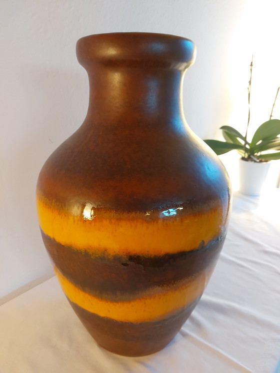 Image 1 of XXL floor vase, Mid Century style, intact
