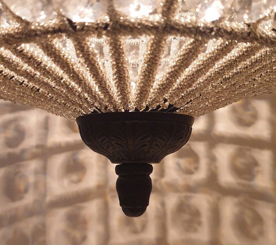 Grote Zeldzame Empire Stijl Kasbah Hanglamp Kristal – Hanglampen, Metal, Crystal (photo 10 of 26)