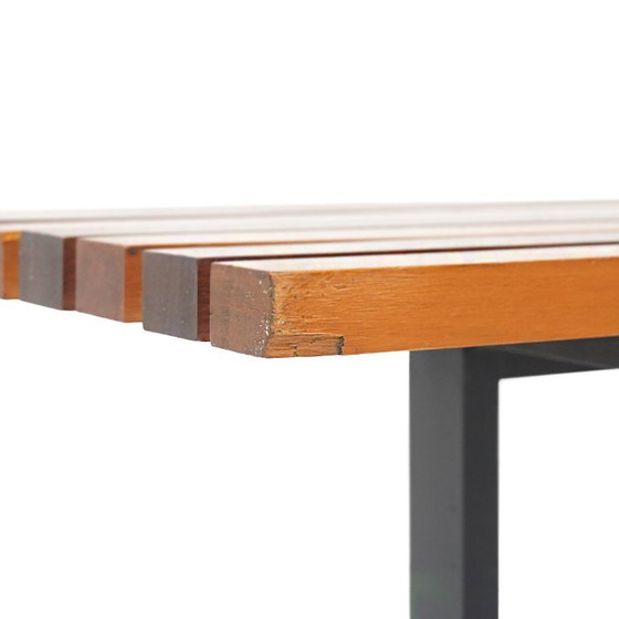 Image 1 of Banc en métal et en bois, années 1950