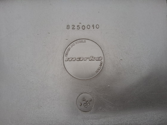 5 sedie vintage di Marko Holland, design di Jac Vogels, circa 70 – Sedie da pranzo, Metal, Plastic (photo 4 of 7)