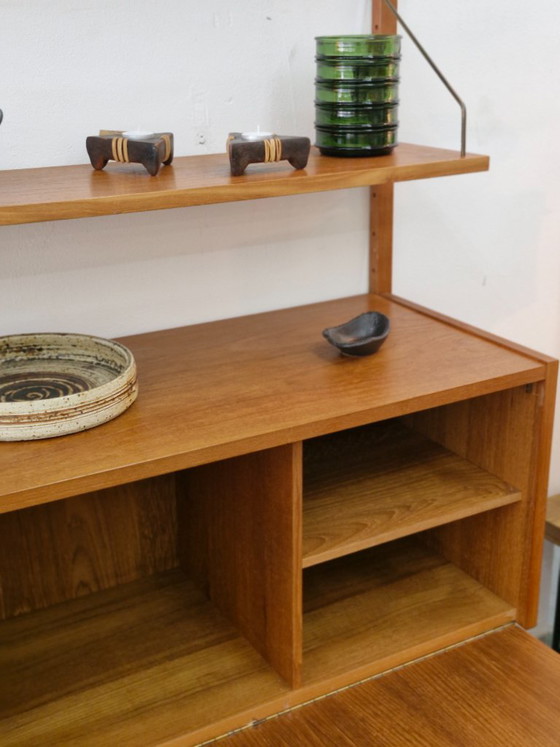 Vintage wall system Randers PS system Danish Furniture – Wall cabinet, Wood (photo 12 of 16)