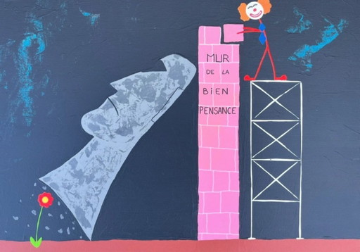 Acryl auf bespanntem Karton 46x33cm.