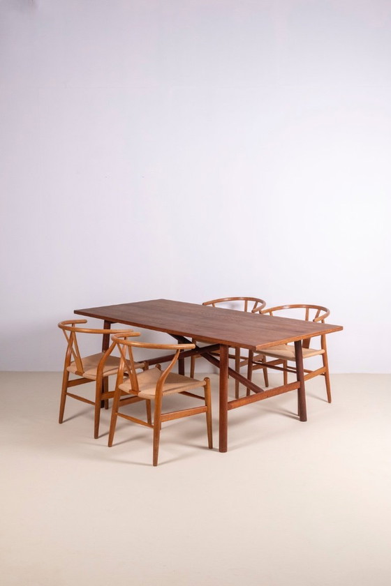 Image 1 of Dining Table in Oak by Danish Cabinetmaker, 1960s Denmark