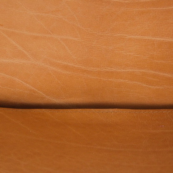 Image 1 of 6x buffalo leather monk chairs by Afra and Tobia Scarpa for Molteni, Italy, 1973