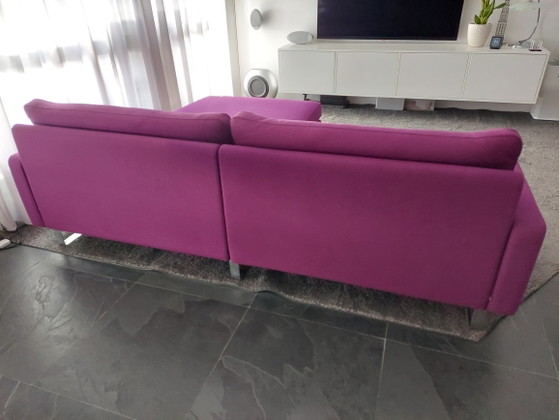 Design Sofa Cor Conseta With Chaise Longue – 3-5 seaters, Chrome, Textile (photo 4 of 9)