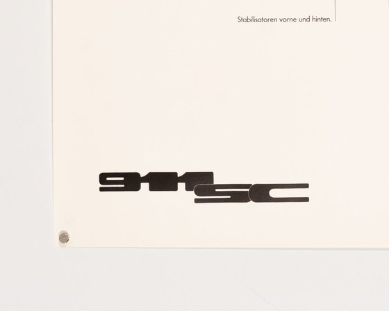 Image 1 of Porsche 911 SC in sezione – 1983 – Poster originale vintage Porsche di Studio Farr – Arte automobilistica – 76x102 cm