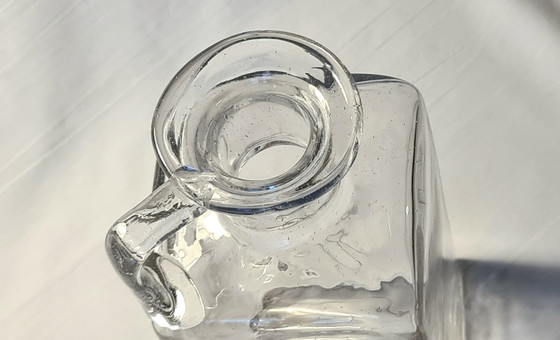 Caraffa in vetro / Vaso vintage Alfred Taube Vohenstrauß Mid Century 60s/70s Ottime condizioni H21/23 (photo 5 of 14)